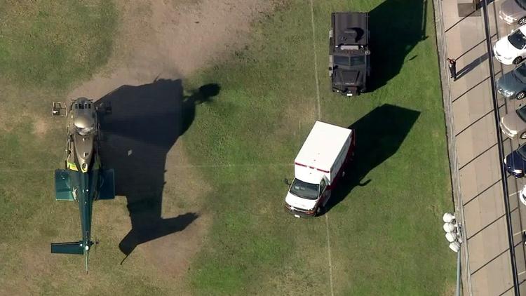 One person has been killed and three others injured in a shooting at a polling station in Los Angeles, California.