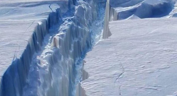 A giant crack opening up across Antarctica confirms Edgar Cayce's prediction that the Earth will go through major changes in the coming years