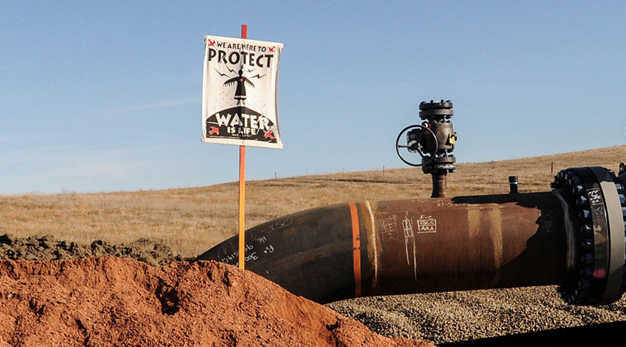 Thousands of gallons of crude oil spilled over Dakota Access protestors camp