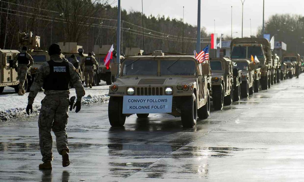 Thousands Of US Troops Arrive In Poland Amid Tension With Russia