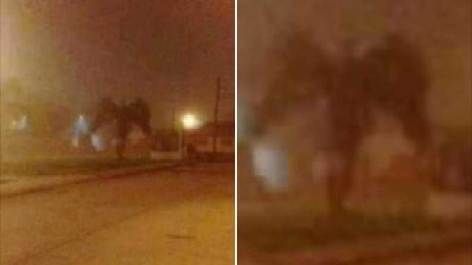 Demon sighting goes viral on Facebook