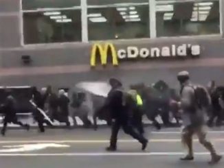 Protests Turn Violent As Donald Trump Becomes President