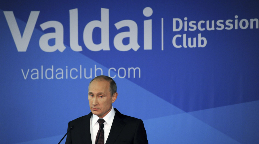 Vladimir Putin says that terrorism is a western invention designed to control citizens