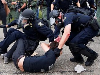 U.S. army troops prepare for civil unrest in America