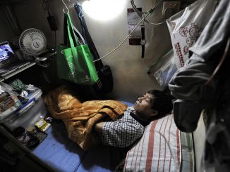 Hong Kong resident live in 'coffin homes' as housing crisis worsens