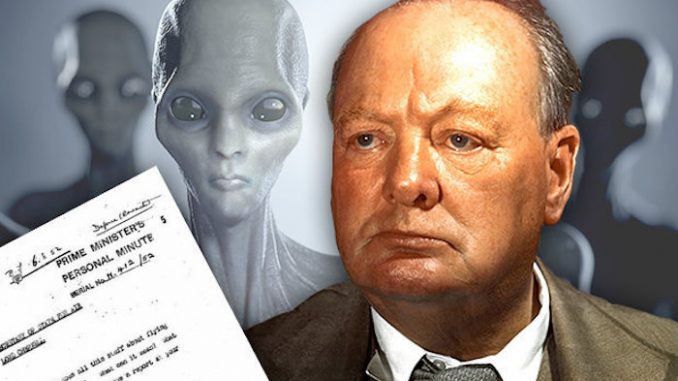 Winston Churchill believed in aliens according to newly found essays written by the former Prime Minister