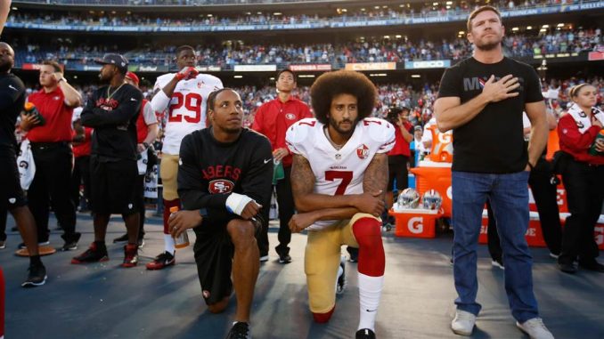 Unemployed quarterback Colin Kaepernick "won't play again", with one NFL team executive calling the controversial quarterback "an embarrassment to football" and another declaring "his career is over, nobody will touch him."