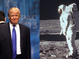 President Trump has vowed that Americans will walk on the moon during his term, and hinted that the 1969 Moon landing may have been faked.