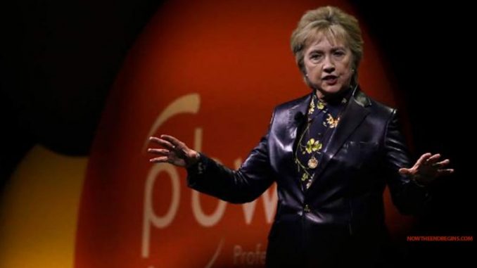 Hillary Clinton calls for violent uprising against President Trump