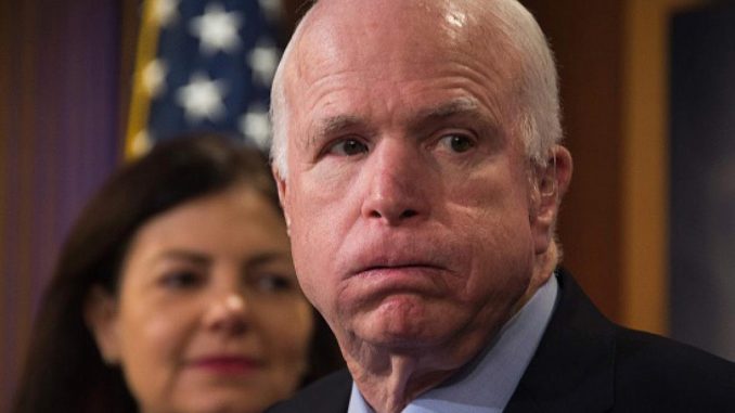 John McCain says the New World Order is under enormous strain
