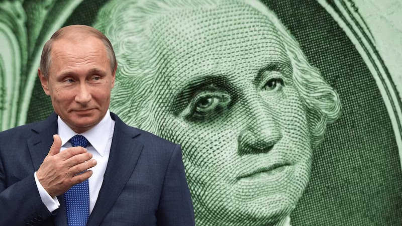 Putin to split Russia away from international banking carter -ditching the dollar for gold