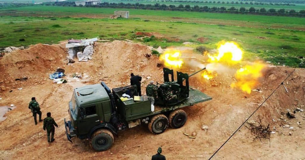 A war with Syria may be looming following claims that the Syrian military fired at a U.S. aircraft flying over northeast Syria on Saturday.