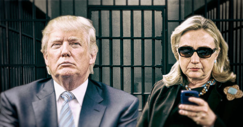 Trump told Fox News that Hillary Clinton was "guilty of all charges" regarding the email scandal, and claims the FBI "got her out of jail."