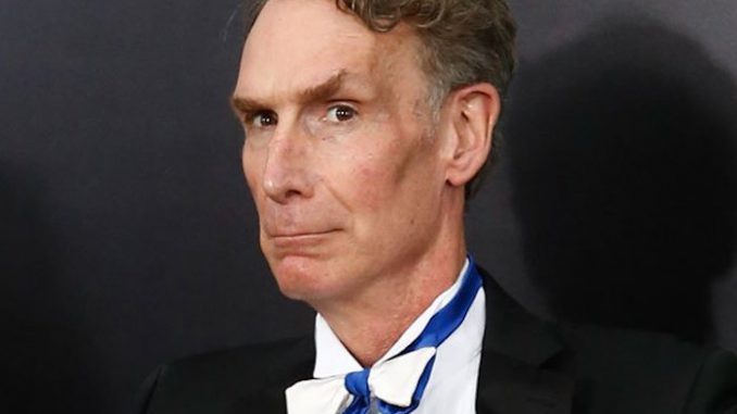 Bill Nye "the science guy" who claims fluoride, pesticides, GMOs and vaccines are all safe, is now teaching that transgenderism is evolution.