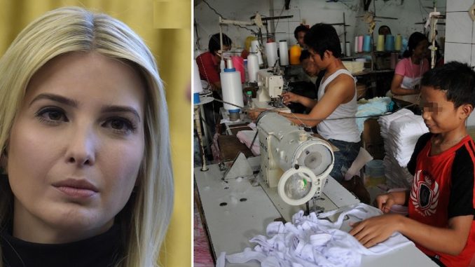 Ivanka Trump accused of hiring $1 Chinese slaves to make her clothing line