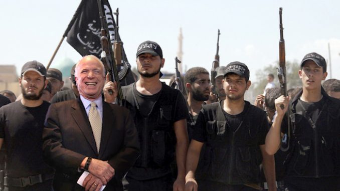 John McCain caught visiting Syria shortly before chemical weapons attack