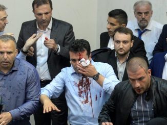 George Soros masterminds masked coup in Macedonian Parliament