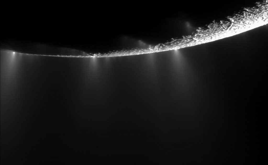 NASA says there's a possibility of alien life on a moon in our solar system. Specifically, alien life on Enceladus, one of Saturn's 53 moons.