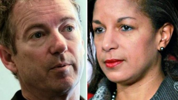 Rand Paul insists Susan Rice is brought before congress over unmasking claims