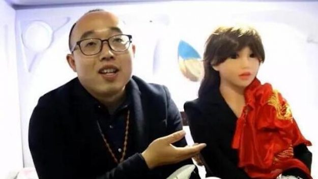 A lonely and desperate 31-year-old Chinese artificial intelligence whiz has created a custom humanoid sex robot and married it.