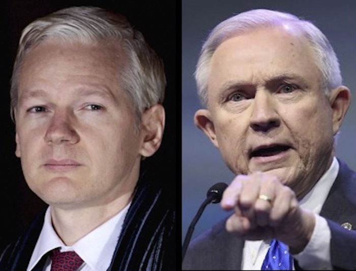 Authorities believe they have found the loophole that will allow them to ignore the First Amendment and nail Assange.