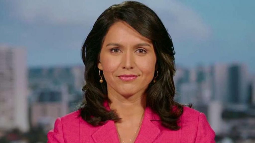 Congresswoman Tulsi Gabbard told Tucker Carlson on Fox that President Trump is repeating the mistakes made by George W. Bush and the only winners in the Syrian war will be ISIS.