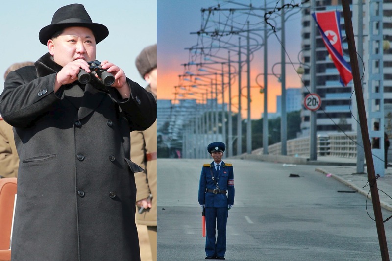 North Korea on lockdown amid threat of missile attack from US