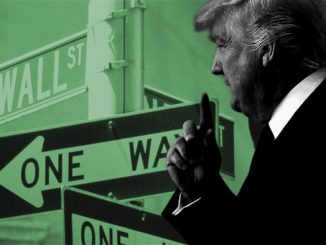 President Trump vows to break up big banks in Wall Street