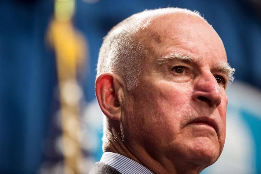 California Governor Jerry Brown demands more money to fight Trump