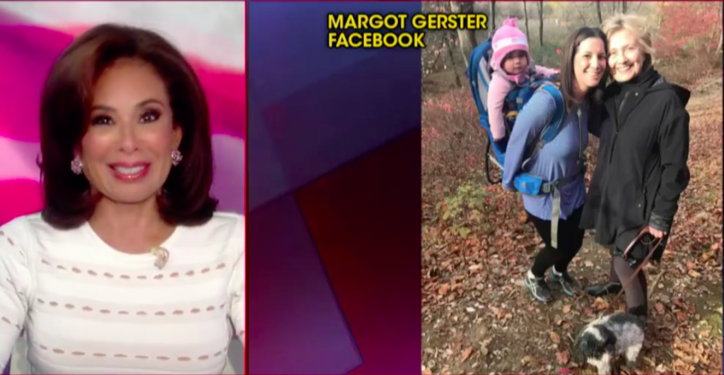 Judge Jeanine tells Hillary Clinton to go back into the woods