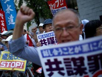 Citizens take to the streets of Japan to protest new thought crime bill