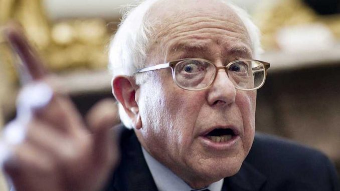 Senator Bernie Sanders vows to knock down and rebuild the corrupt Democrat party