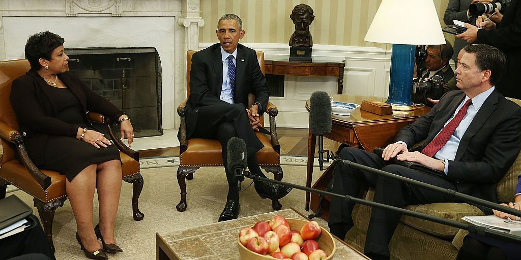 James Comey has admitted that Obama AG Loretta Lynch threw him out of her office when he confronted her about a Clinton coverup.