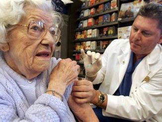 Flu vaccine is completely ineffective on elderly people over 65 years old