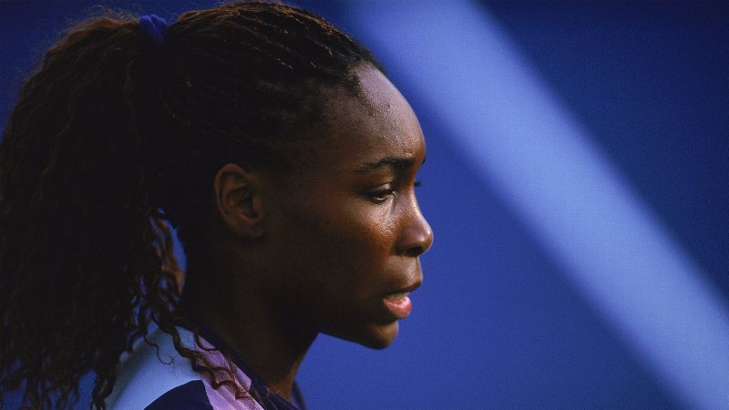 Venus Williams on the run