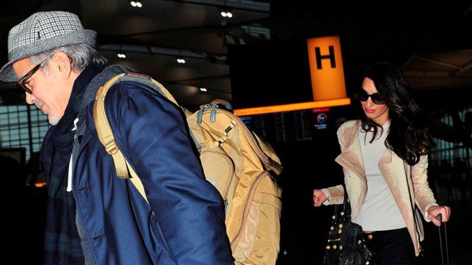 Pro-open border Clooney flees Britain amid terror fears