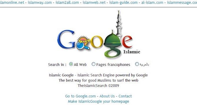 Google announce they will block all websites critical of Islam from appearing on their search results