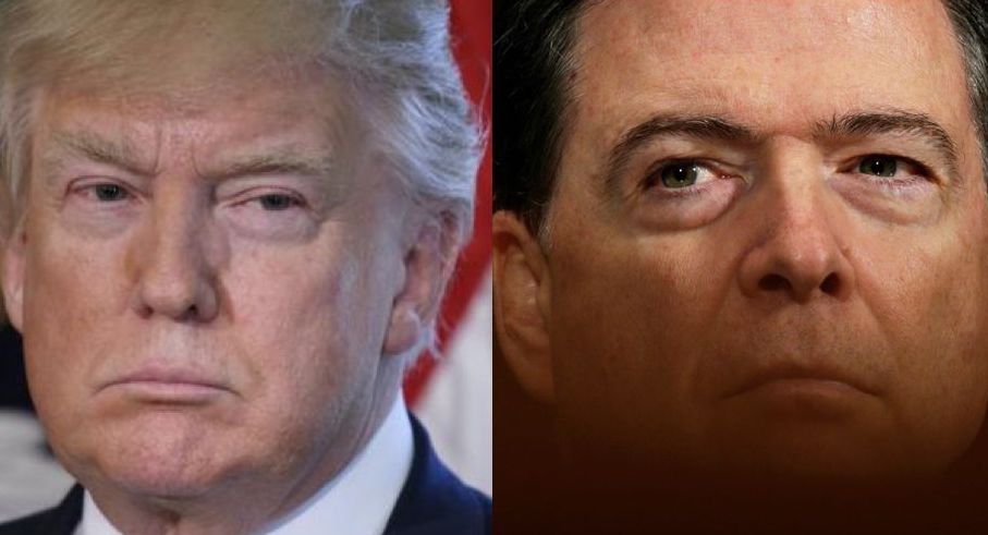President Trump has slammed James Comey for leaking classified information to the media, describing his actions as "so illegal".