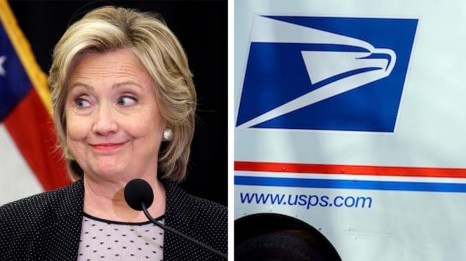 US Postal Service broke the law by allowing workers to boost the Clinton campaign