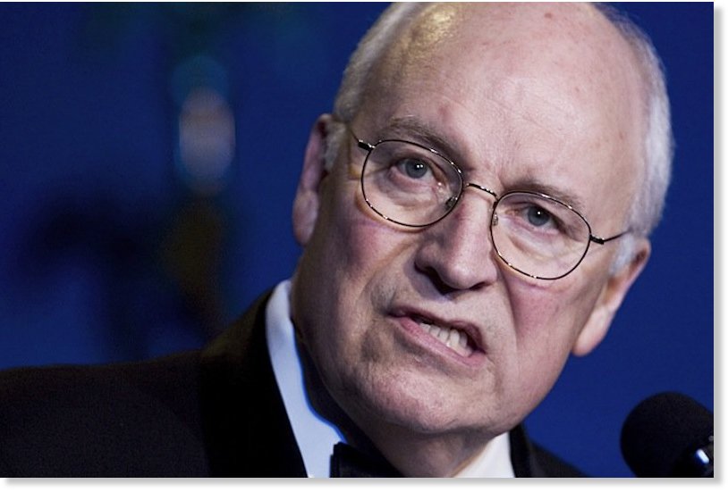 Dick Cheney found guilty of deliberately poisoning US troops