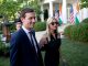 Ivanka Trump and Jared Kushner meet with George Soros at Hamptons party