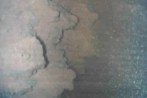 This image captured by an underwater robot provided by International Research Institute for Nuclear Decommissioning on Saturday, July 22, 2017 shows heaps of solidified lava-like rocks believed to be nuclear fuel that had melted in the 2011 accident during a probe inside of the Unit 3 reactor at Japan’s tsunami-wrecked Fukushima nuclear plant in Okuma town, northeastern Japan.