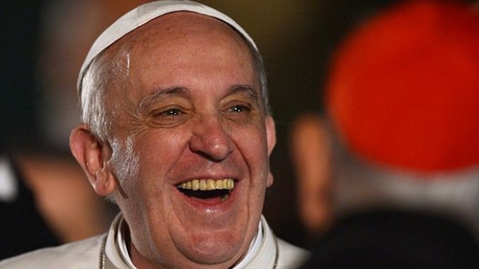 Pope Francis admits that one in fifty priests enjoy raping children
