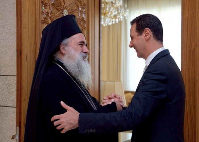 Archbishop declares Assad defender of Christians