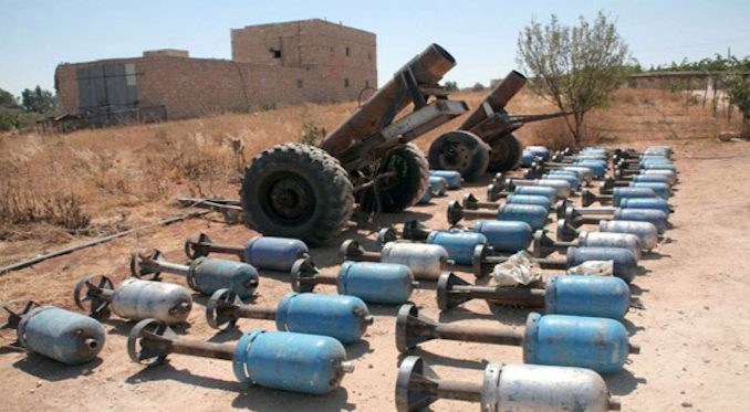 US-backed forces caught preparing to use chemical weapons in Syria