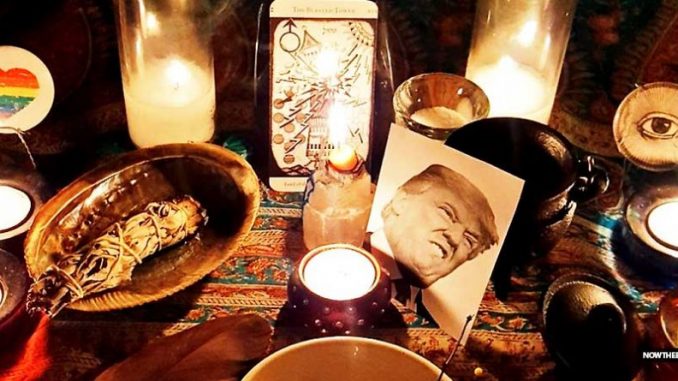 Californian witches cast binding spell on President Trump