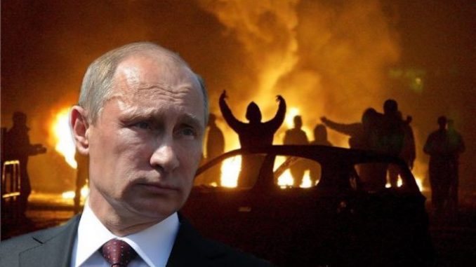 Putin has imprisoned 130 American Antifa members after they travelled to Moscow and organized a violent riot to protest "Russian hacking."