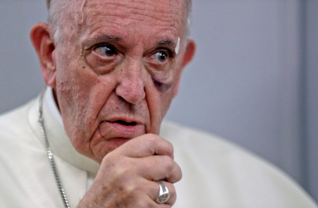 Several dozen high-ranking members of the Roman Catholic Church have formally accused Pope Francis of being a false pope spreading heresy.