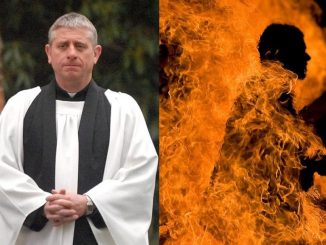 Pedophile priest set himself on fire after being caught raping children
