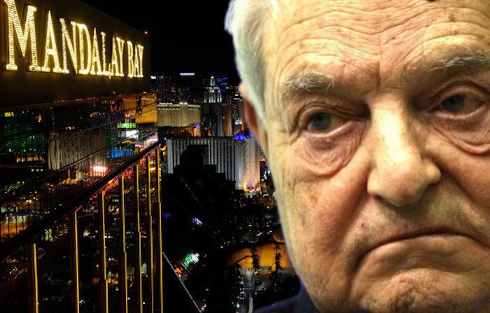 Globalist billionaire George Soros bet against MGM, the company that owns Mandalay Bay Hotel, and is now set to bank billions.